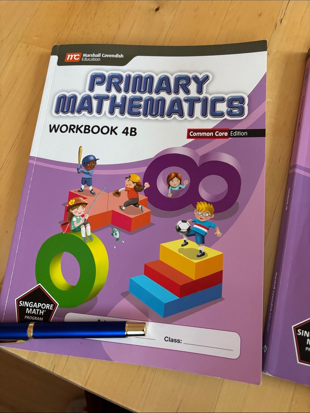 Primary Mathematics Workbook & Textbook Set - 4B - Picture 6 of 6